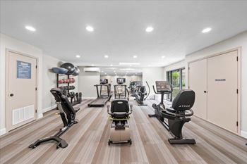 Gym with modern equipments